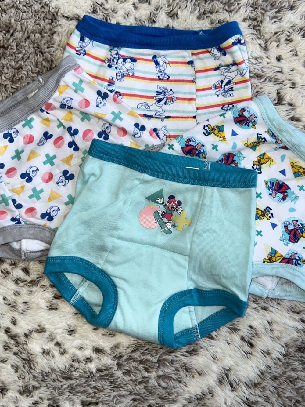 Disney Mickey Mouse & Friends Potty Training Underwear 4 Pack Boys Sz 3T